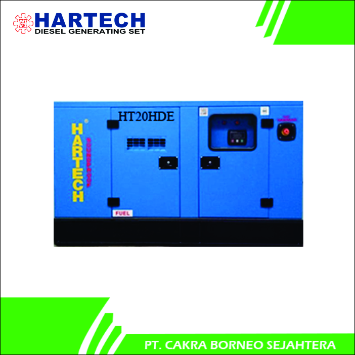 Generator Silent HT 20 HDE HARTECH HTG184ES - Termasuk Pemasangan